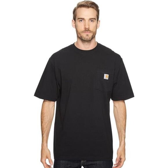 Carhartt Men's Loose Fit Heavyweight Short-Sleeve Pocket T-Shirt - Picture 4 of 4